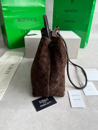Bottega Veneta Suede Intrecciato Andiamo bag (16)