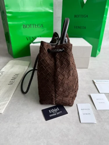 Bottega Veneta Suede Intrecciato Andiamo bag (2)