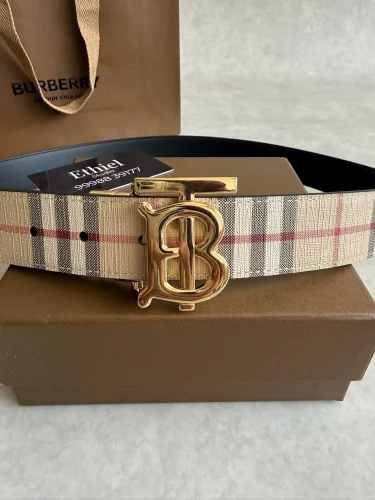 Burberry Reversible Check TB Belt (2)