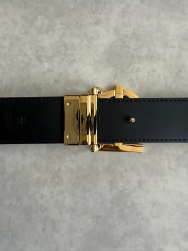 Burberry Reversible Check TB Belt (3)