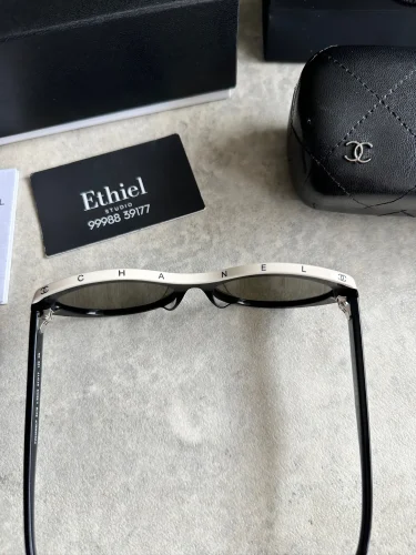 CHANEL 5416 Oval Sunglasses (4)
