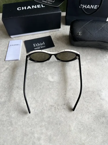 CHANEL 5416 Oval Sunglasses (6)