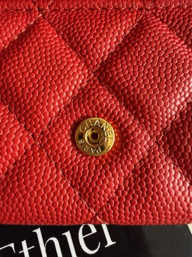 Chanel Quilted Caviar Flap Card Holder (4)
