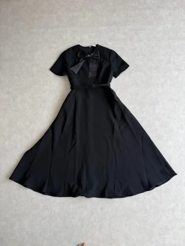 Christian Dior Mid-Length Belted Dress, (1)
