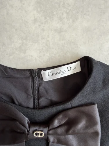 Christian Dior Mid-Length Belted Dress, (4)