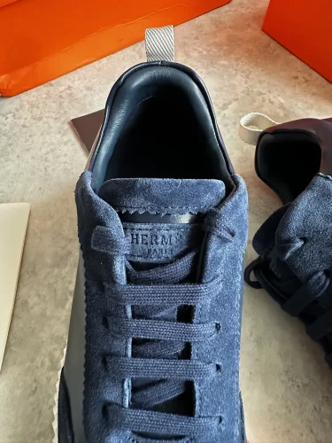 Hermès Bouncing Sneaker in the Bleu Océan (2)
