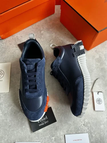 Hermès Bouncing Sneaker in the Bleu Océan (8)
