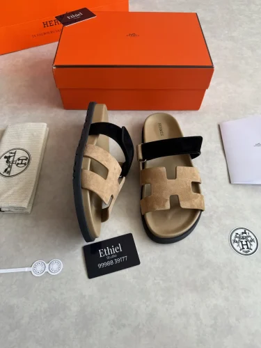 Hermes Chypre Sandals Two Tone (5)