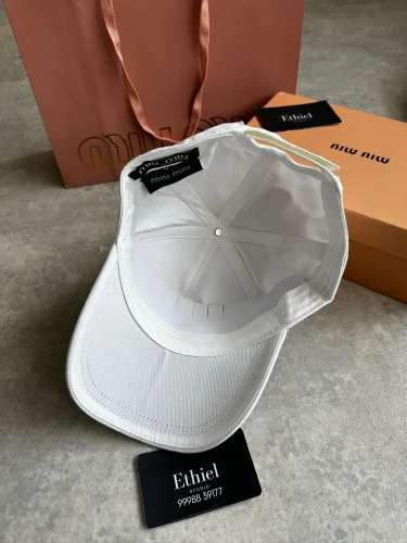 Miu Miu Drill Baseball Cap, (3)