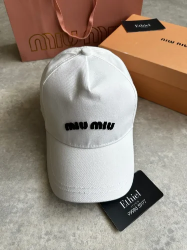 Miu Miu Drill Baseball Cap, (4)