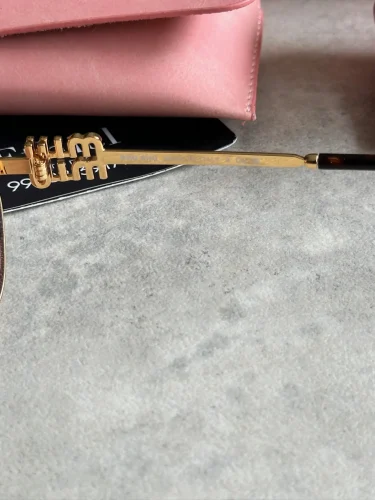 Miu Miu Logo Sunglasses (2)