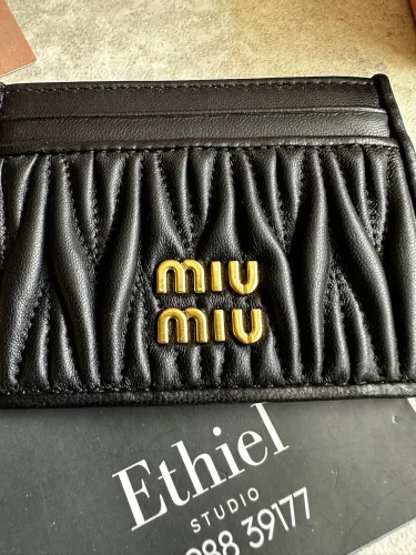 Miu Miu Matelassé Nappa Leather Card Holder (3)